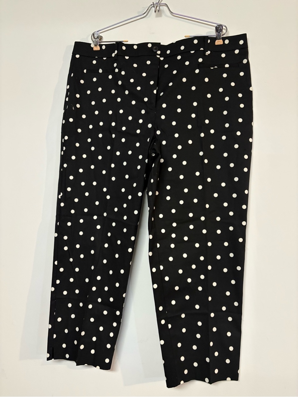 Ann Taylor Black Polka Dot Girls Pants